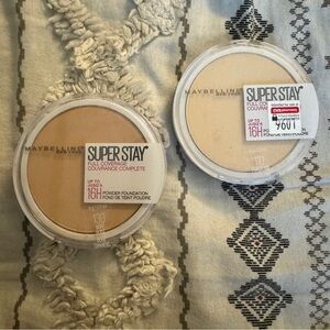 *BUNDLE* Maybelline SuperStay Full Coverage Powder Foundation shades 110 & 130